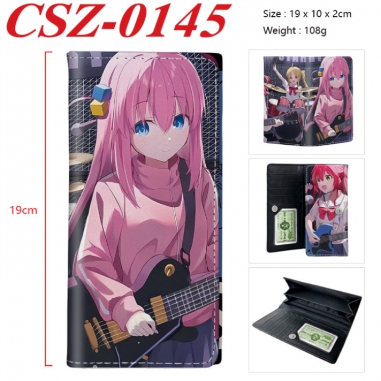BOCCHI THE ROCK! Anime peripheral long three fold wallet 19x10x2cm