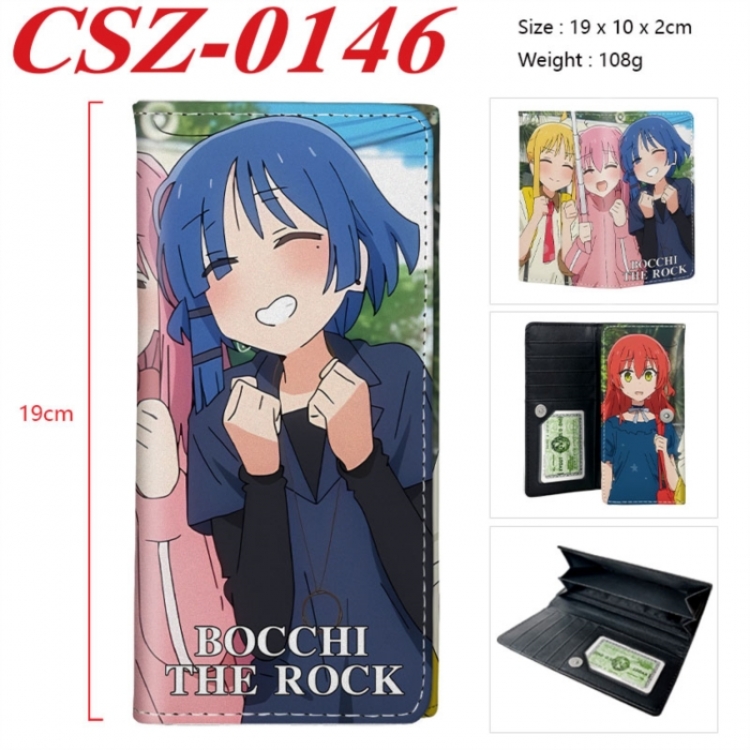 BOCCHI THE ROCK! Anime peripheral long three fold wallet 19x10x2cm