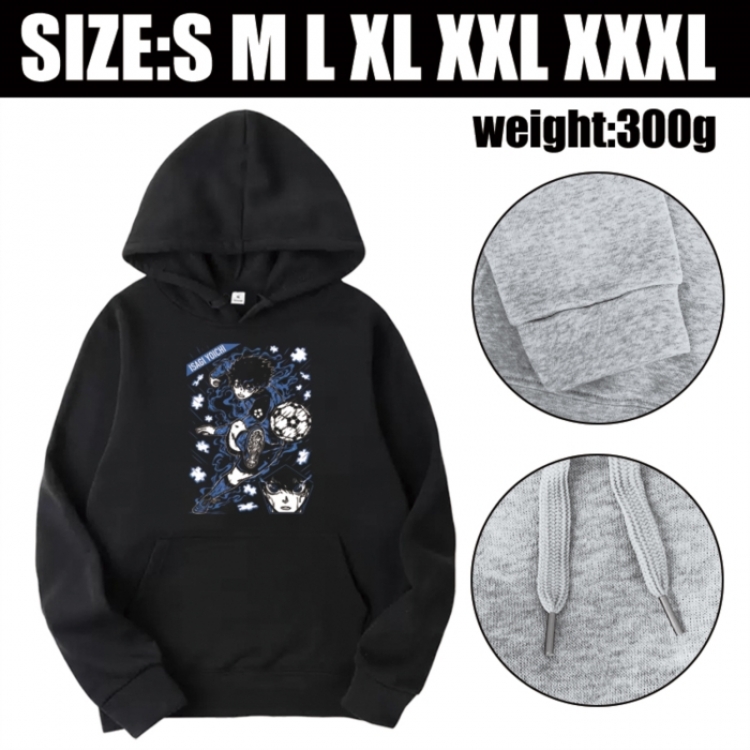 BLUE LOCK Anime printed hooded sweatshirt top from S to 3XL