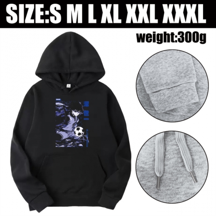 BLUE LOCK Anime printed hooded sweatshirt top from S to 3XL
