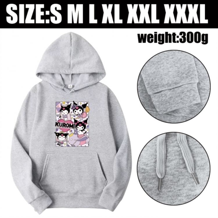Sanrio Anime printed hooded sweatshirt top from S to 3XL