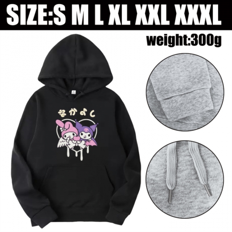 Sanrio Anime printed hooded sweatshirt top from S to 3XL