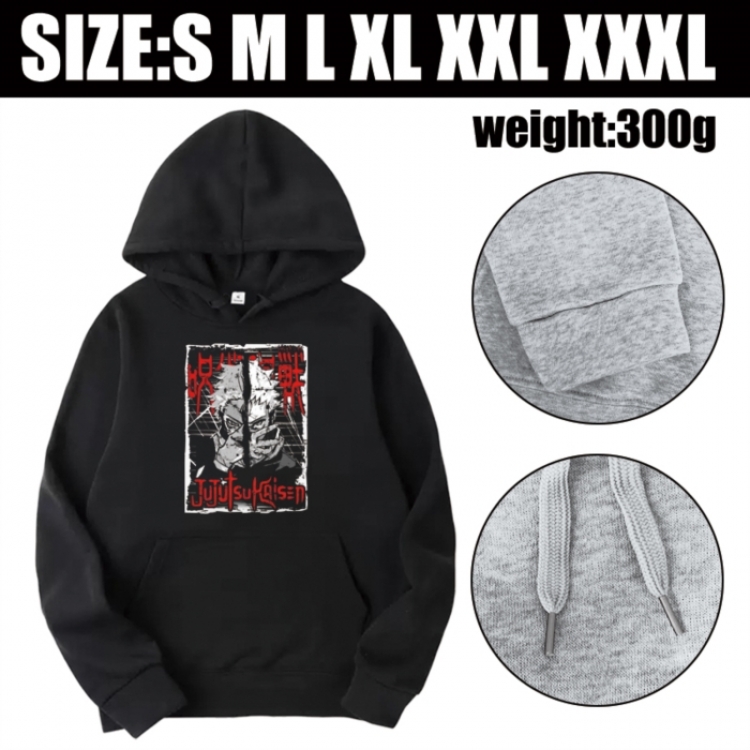 Jujutsu Kaisen Anime printed hooded sweatshirt top from S to 3XL