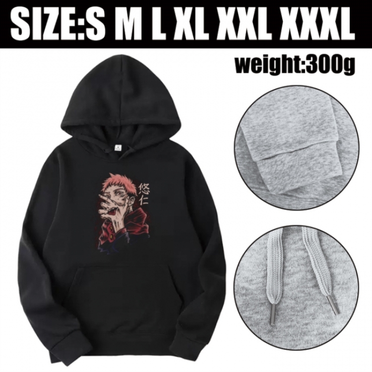 Jujutsu Kaisen Anime printed hooded sweatshirt top from S to 3XL