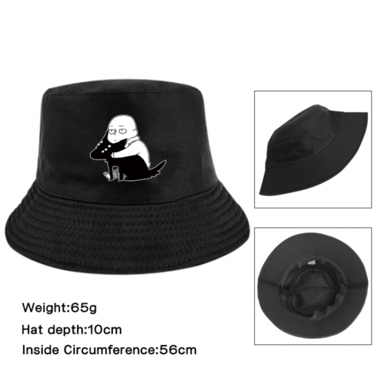 One Punch Man Anime Printed Outdoor Fisherman's Hat Sunshade Hat 56cm