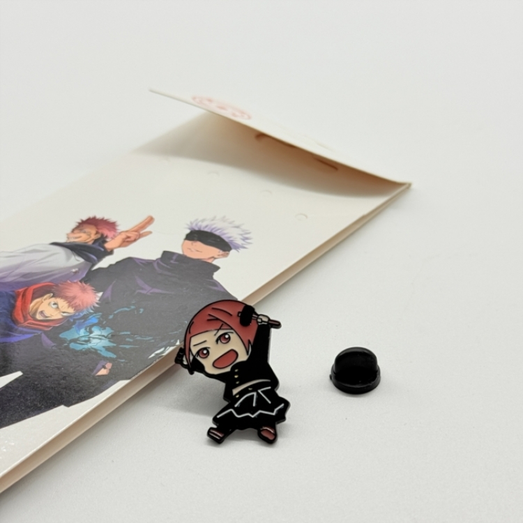 Jujutsu Kaisen Anime cartoon metal brooch  price for 5 pcs 