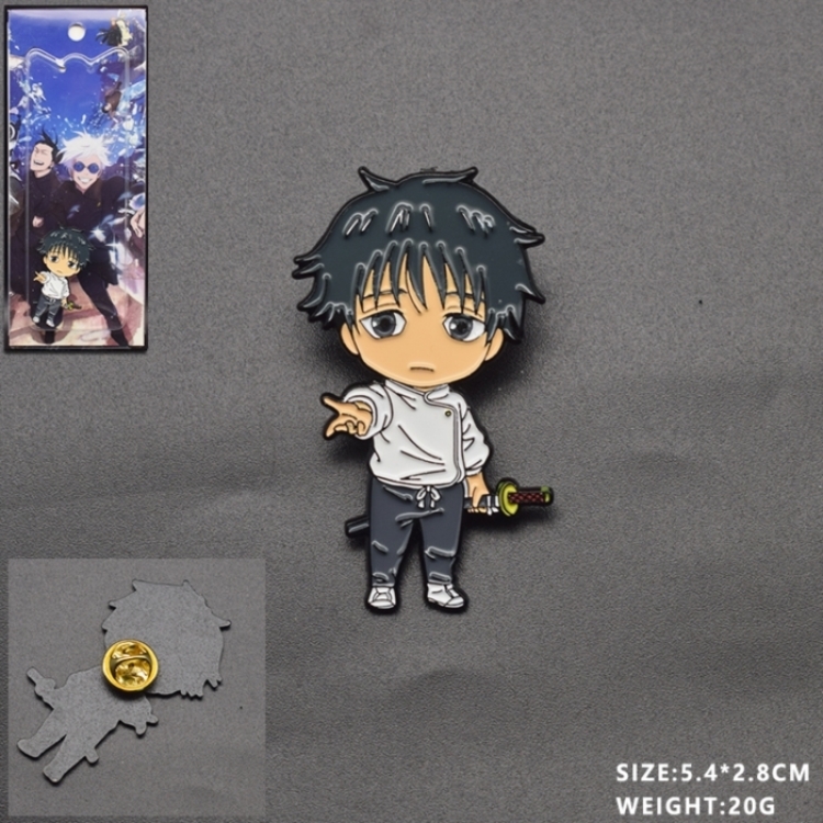 Jujutsu Kaisen Anime cartoon metal brooch badge price for 5 pcs