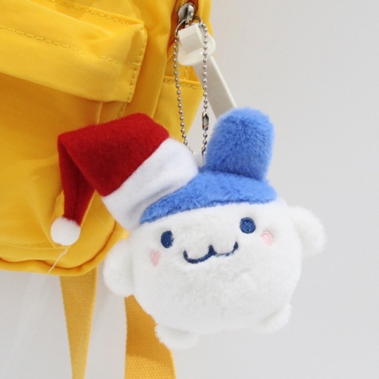 Electronic pets with Christmas hats Woolen material+PP cotton plush toy pendant 10x6x10cm price for 5 pcs