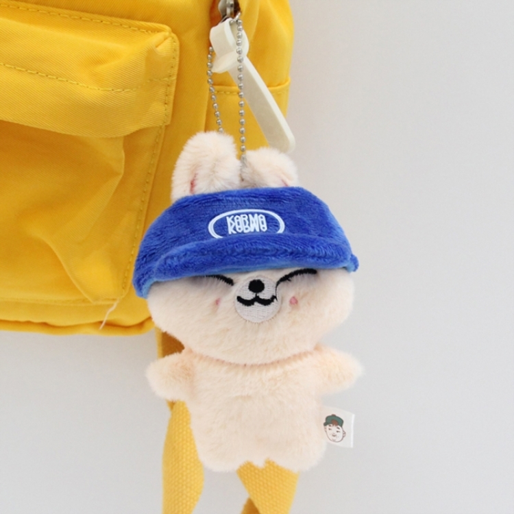 SKZOO Little rabbit fur+PP cotton plush toy pendant 12x7x4cm price for 5 pcs