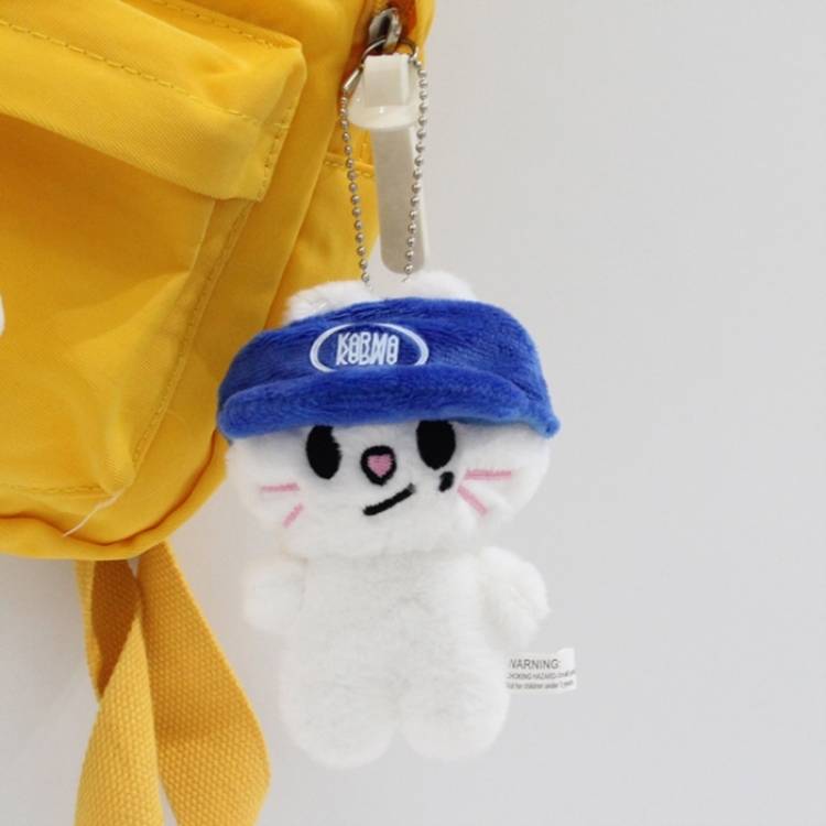SKZOO Little rabbit fur+PP cotton plush toy pendant 12x7x4cm price for 5 pcs