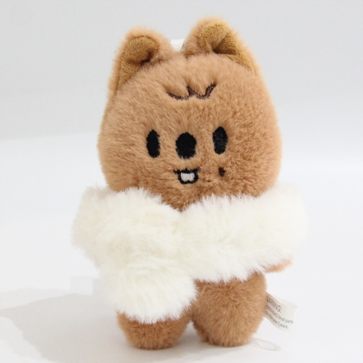 SKZOO Little rabbit fur+PP cotton plush toy pendant 12x8x5cm price for 5 pcs