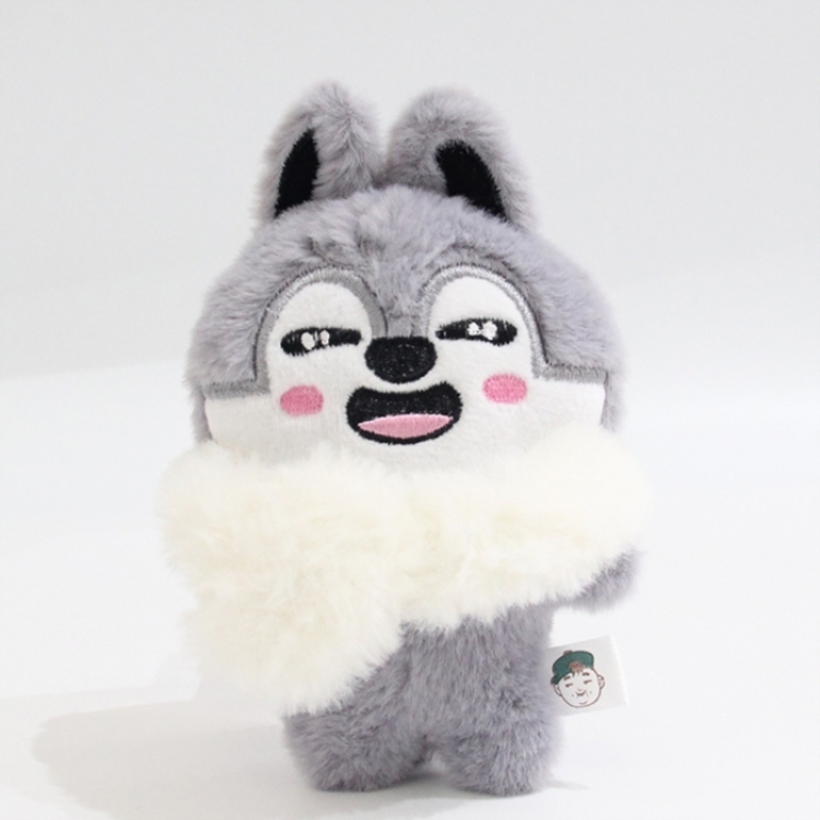 SKZOO Little rabbit fur+PP cotton plush toy pendant 12x8x5cm price for 5 pcs