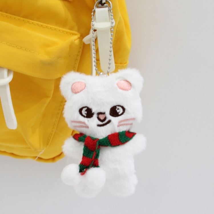 SKZOO Baby rabbit fur + PP cotton Plush Toy Pendant 8x5x8cm price for 5 pcs