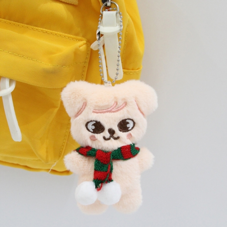 SKZOO Baby rabbit fur + PP cotton Plush Toy Pendant 8x5x8cm price for 5 pcs