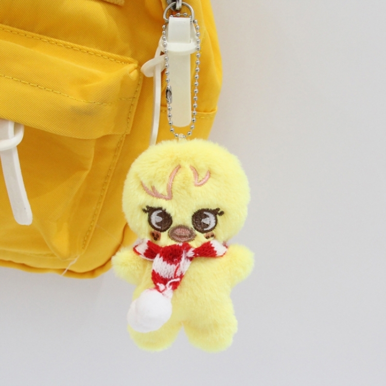 SKZOO Baby rabbit fur + PP cotton Plush Toy Pendant 8x5x8cm price for 5 pcs