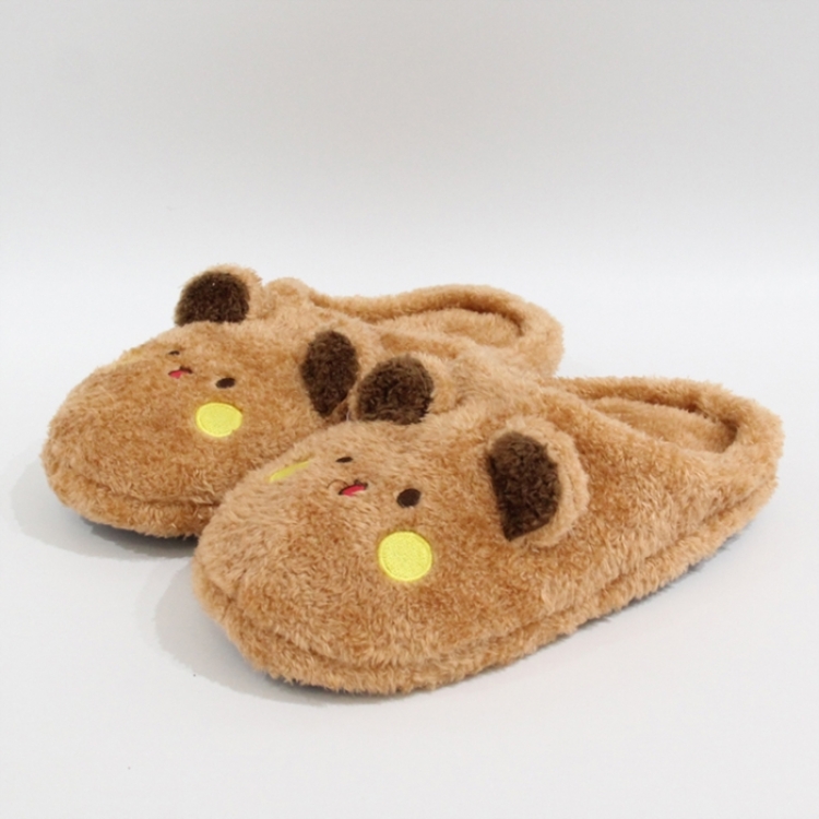 Yier Bubu Half pack shoes plush Woolen material+PP cotton shoes slippers 26CM
