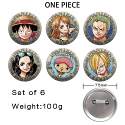 One Piece Anime Tinplate Brigh...