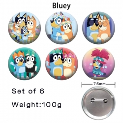 Bluey Anime Tinplate Bright Fi...