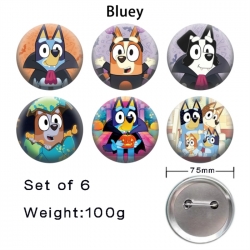 Bluey Anime Tinplate Bright Fi...
