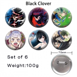 Black Clover Anime Tinplate Br...