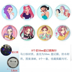 K-Pop Demon Hunters Anime roun...