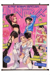 K-Pop Demon Hunters Anime blac...