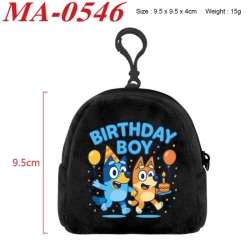 Bluey Anime cartoon plush coin...