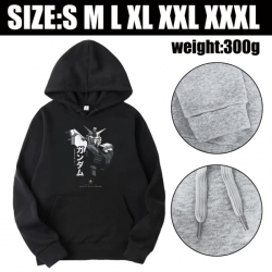 Gundam Anime printed hooded sw...
