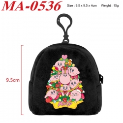 Kirby Anime cartoon plush coin...