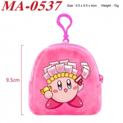 Kirby Anime cartoon plush coin...
