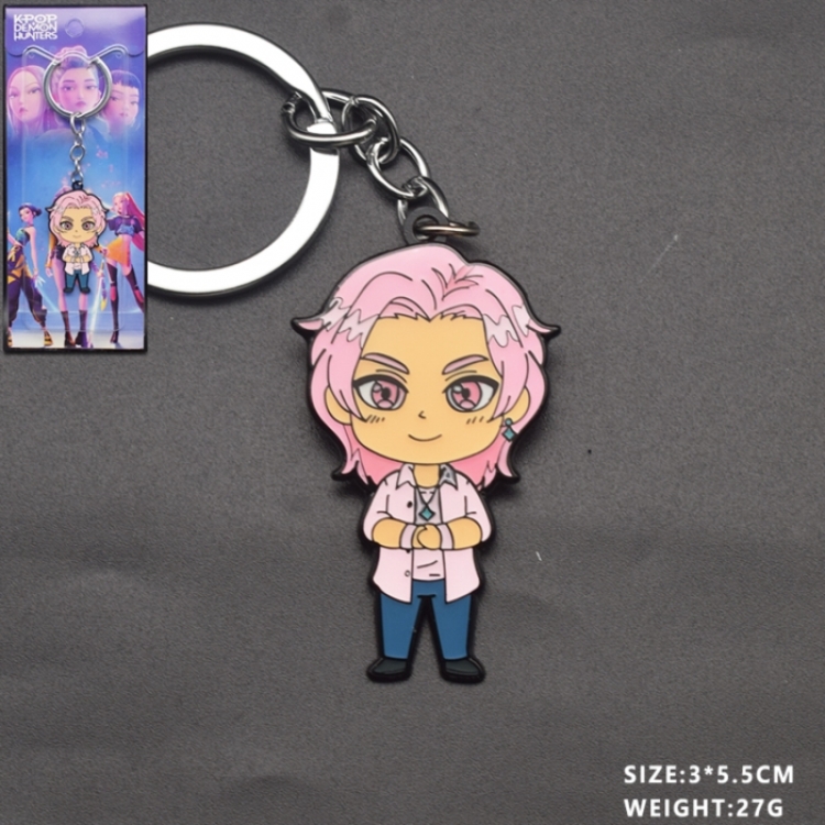 K-Pop Demon Hunters Anime and cartoon keychain accessories