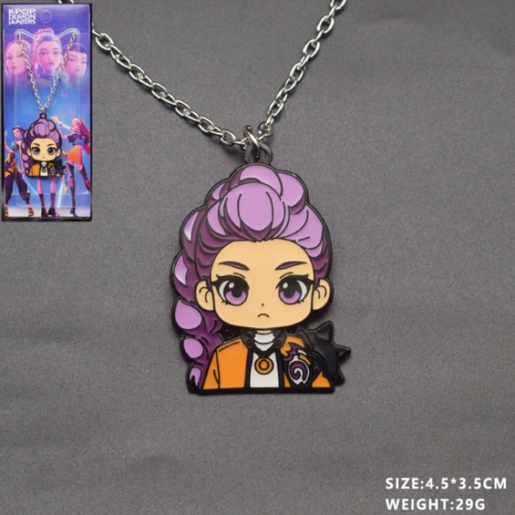 K-Pop Demon Hunters Anime cartoon necklace pendant