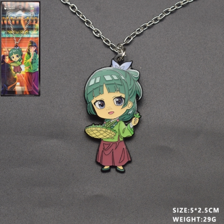 The Apothecary Diaries Hardware Anime cartoon necklace pendant