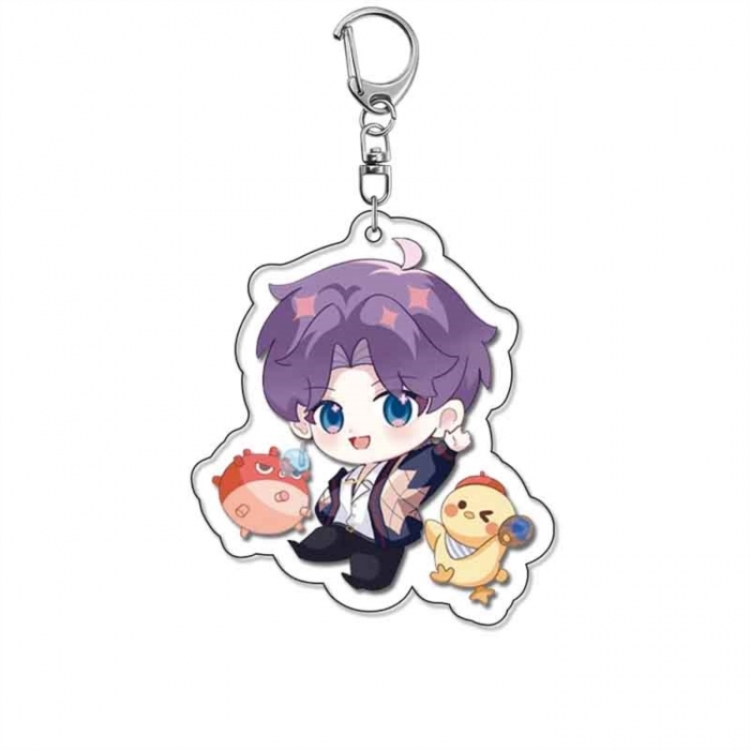 Love and Deepspace Anime Acrylic Keychain Charm price for 5 pcs