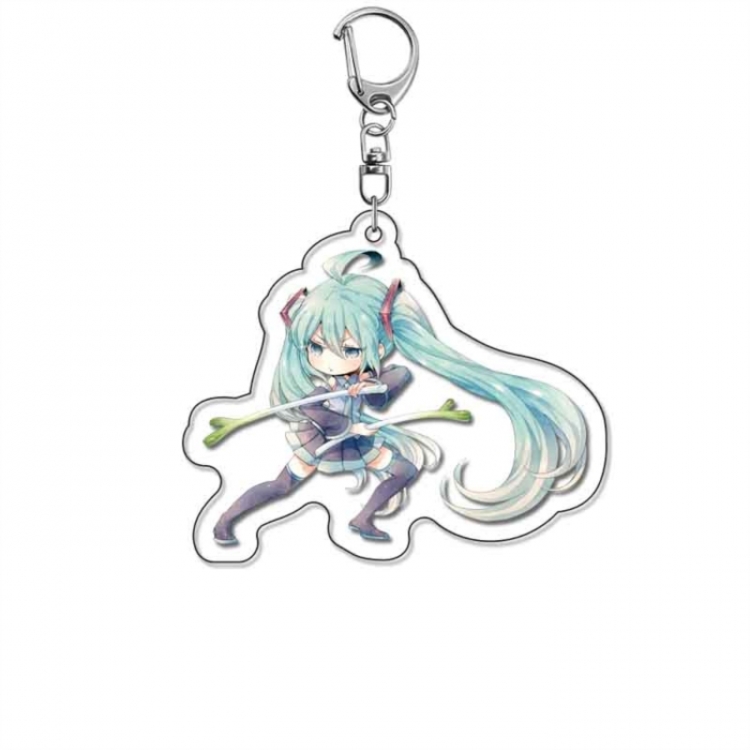 Hatsune Miku Anime Acrylic Keychain Charm price for 5 pcs
