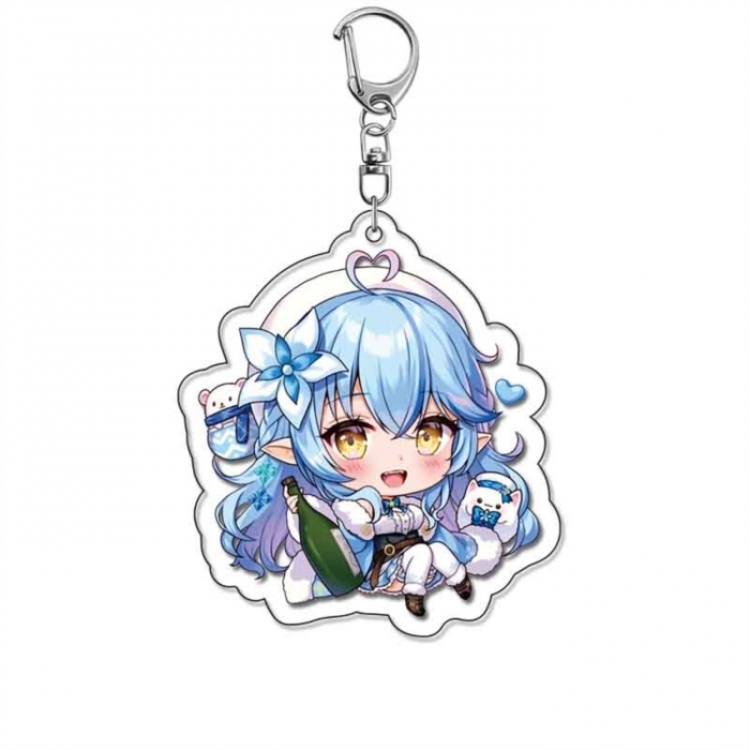 Virtual anchor Anime Acrylic Keychain Charm price for 5 pcs