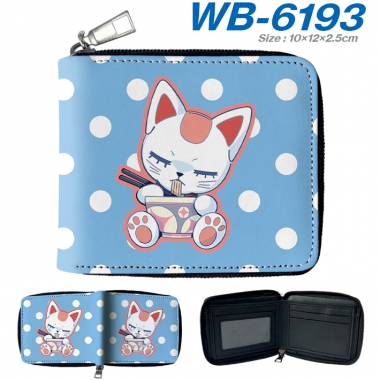 DANDADAN Anime color short full zip folding wallet 10x12x2.5cm