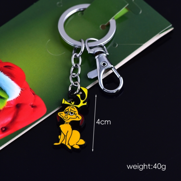 Christmas Monster Animation peripheral metal keychain pendant price for 5 pcs 