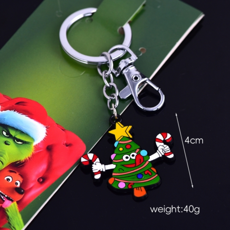 Christmas Monster Animation peripheral metal keychain pendant price for 5 pcs 
