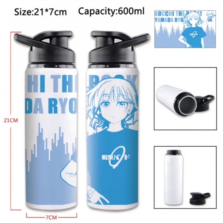 BOCCHI THE ROCK! Anime PU leather full color buckle two fold wallet 12X10X2CM