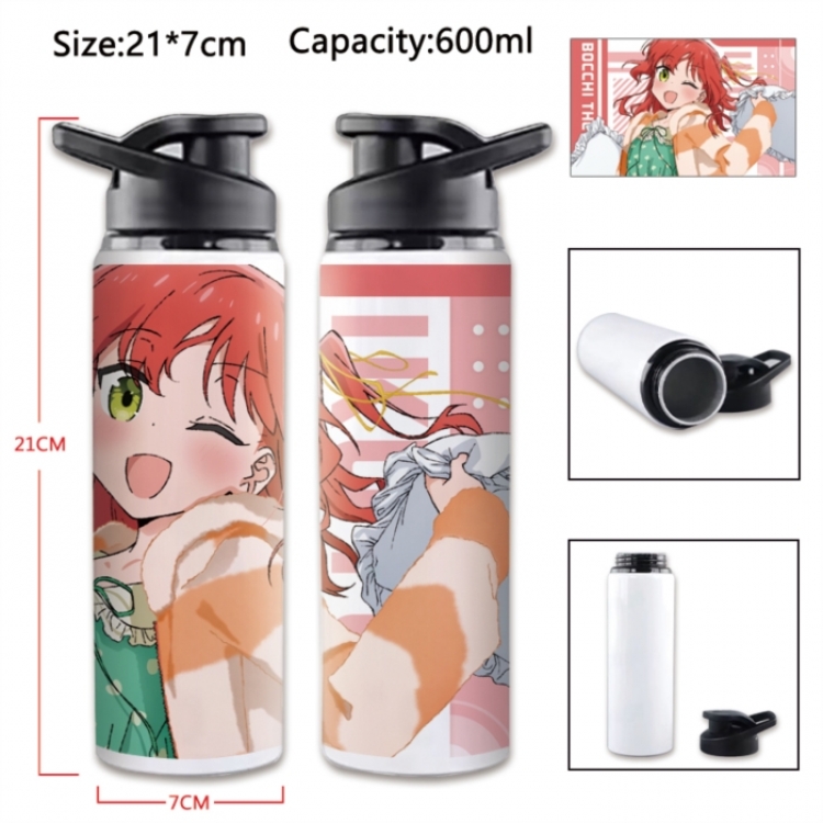 BOCCHI THE ROCK! Anime PU leather full color buckle two fold wallet 12X10X2CM