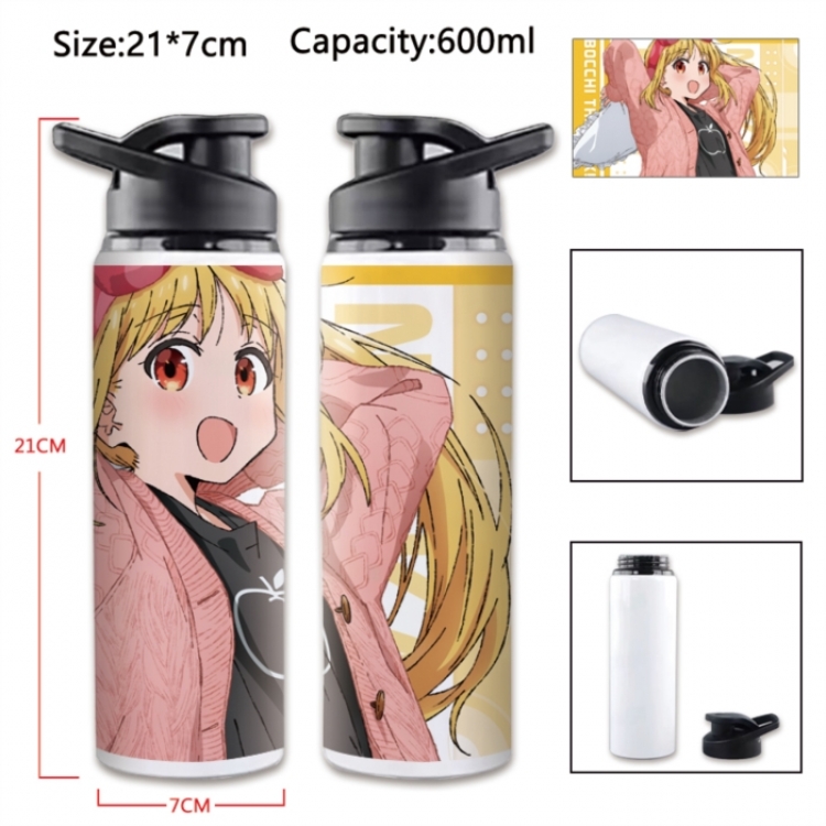 BOCCHI THE ROCK! Anime PU leather full color buckle two fold wallet 12X10X2CM