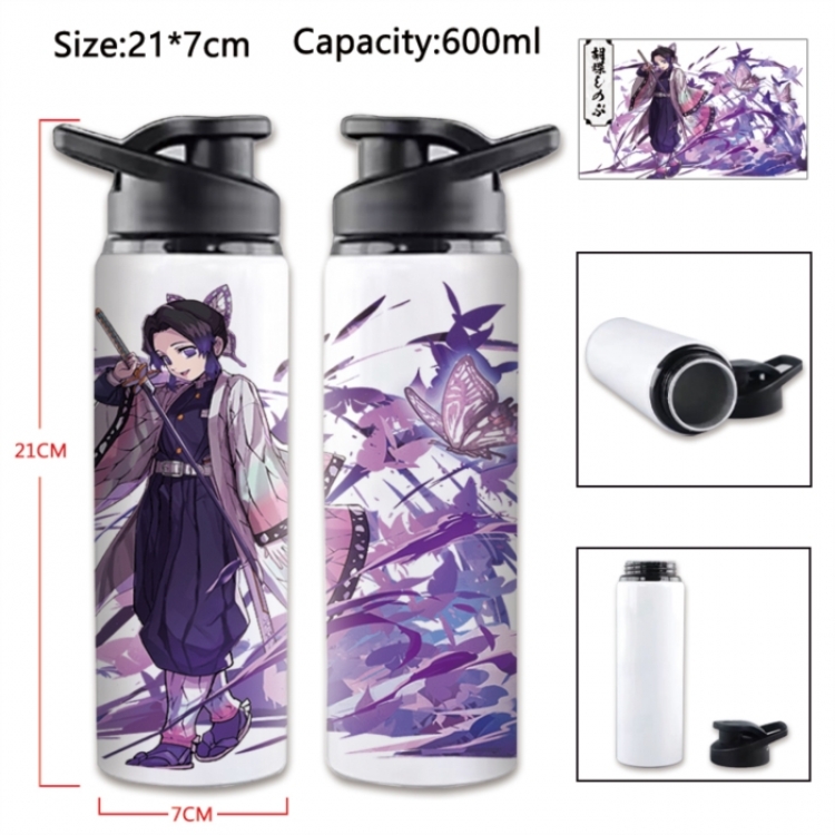 Demon Slayer Kimets Anime Printed Outdoor Sports Water Bottle 600ml 21x7cm