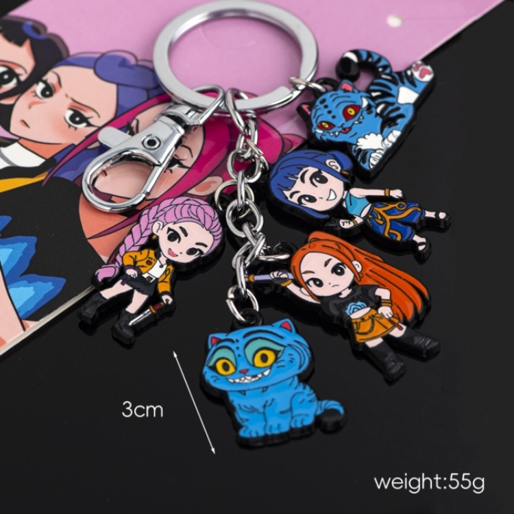 K-Pop Demon Hunters Anime peripheral skewer keychain pendant