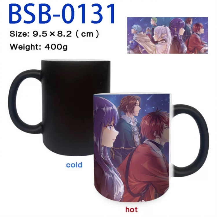Frieren: Beyond Journey's Anime peripherals color changing ceramic cup tea cup mug 9.5X8.2cm