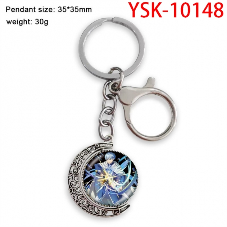 Frieren: Beyond Journey's Anime double-sided crystal rotating gemstone keychain pendant price for 5 pcs