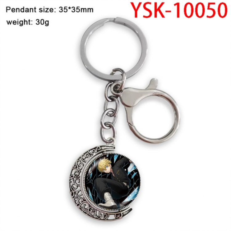 Tokyo Revengers Anime double-sided crystal rotating gemstone keychain pendant price for 5 pcs