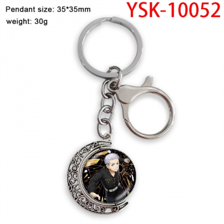 Tokyo Revengers Anime double-sided crystal rotating gemstone keychain pendant price for 5 pcs