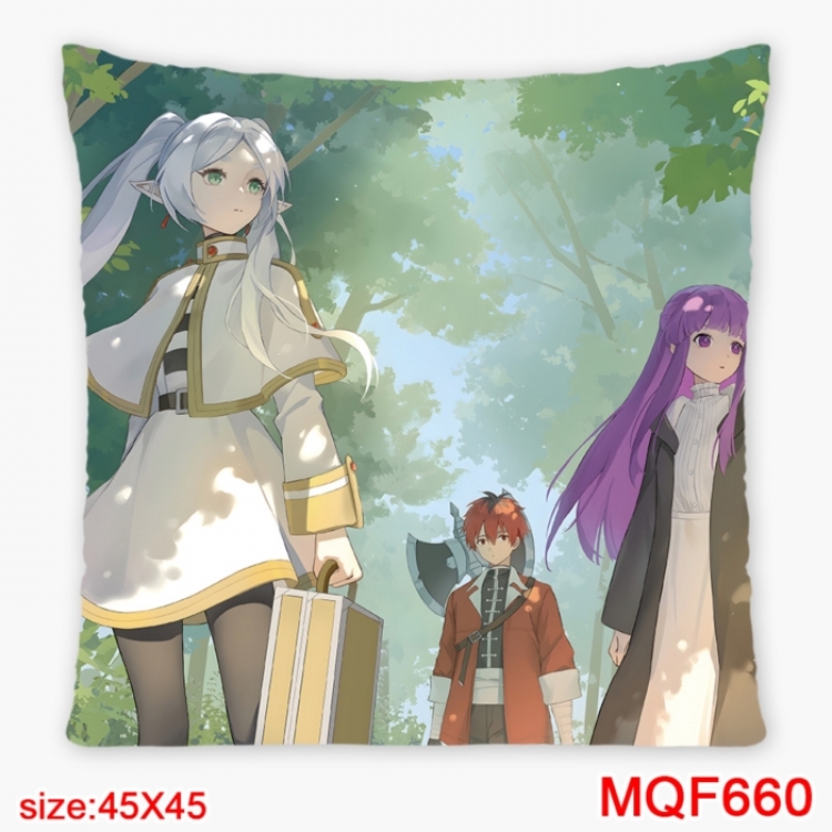 Frieren: Beyond Journey's Anime square full-color pillow cushion 45X45CM NO FILLING 