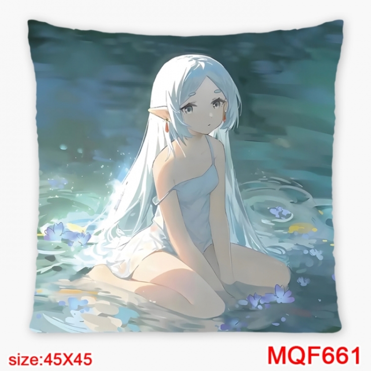 Frieren: Beyond Journey's Anime square full-color pillow cushion 45X45CM NO FILLING 